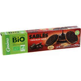 CASINO BIO Sablés - Chocolat noir - Biologique 165