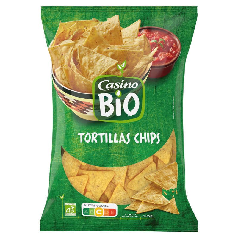 CASINO BIO Tortillas - Chips - Biologique