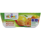 Compote pomme abricot 4x100g