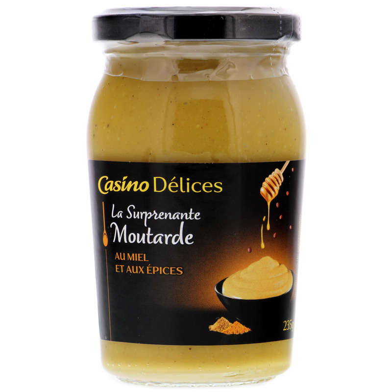 CASINO DELICES Moutarde - Au miel et aux épices