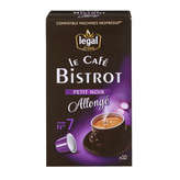 Le café bistrot Petit noir allongé 10 capsules Int