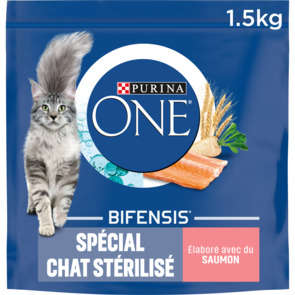 ONE Chat Stérilisé Saumon 1,5kg