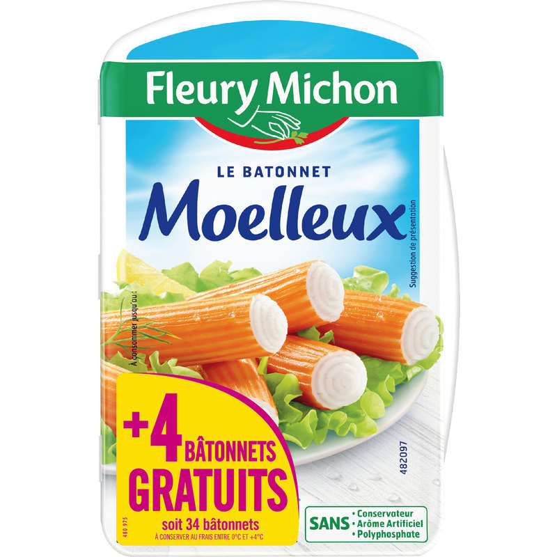 FLEURY MICHON Moelleux - Batonnet de surimi