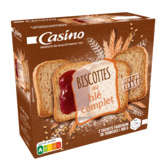CASINO Biscottes - Au blé complet - 36 biscottes 3