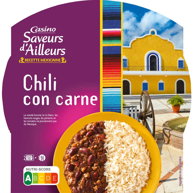 CASINO SAVEURS D'AILLEURS Recette Mexicaine - Chil