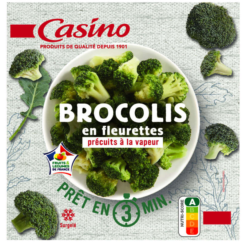 CASINO Brocolis - En fleurettes - Précuits