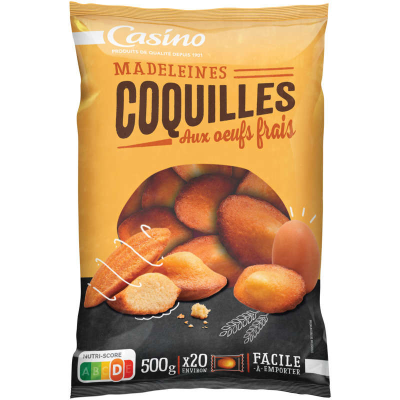 Madeleines coquilles - Sachets individuels