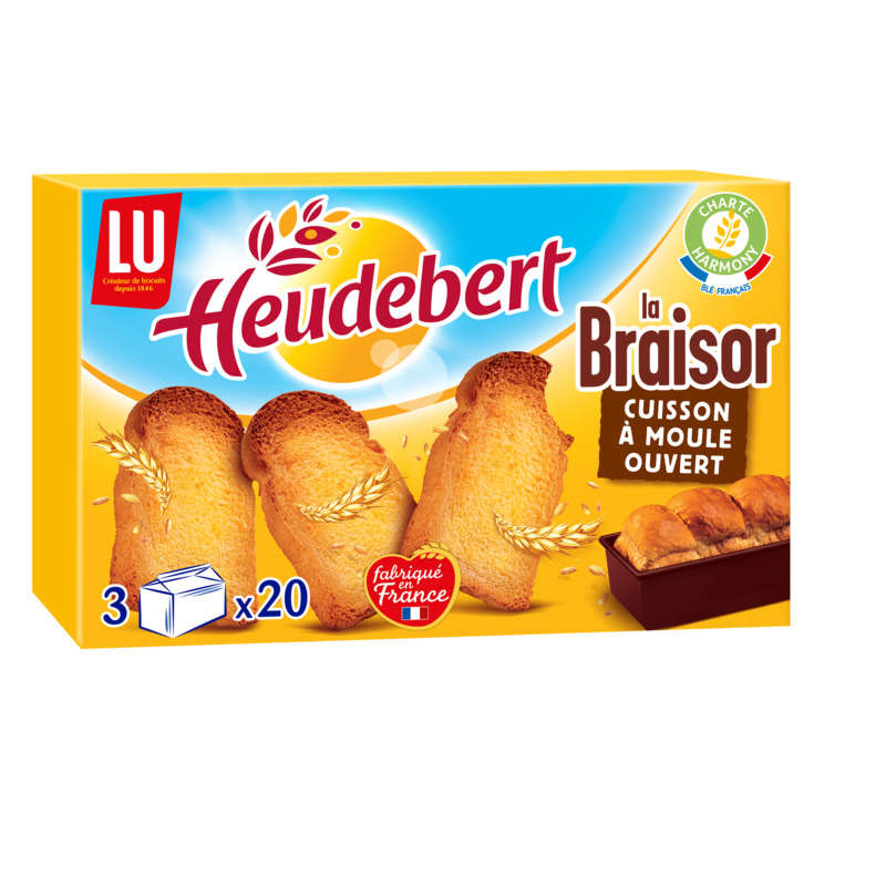Heudebert - La braisor - Biscottes