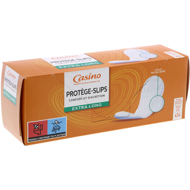 CASINO Protège slips - Extra long - Confort et discrétion