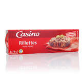 CASINO Rillettes - Pur porc 3x78g