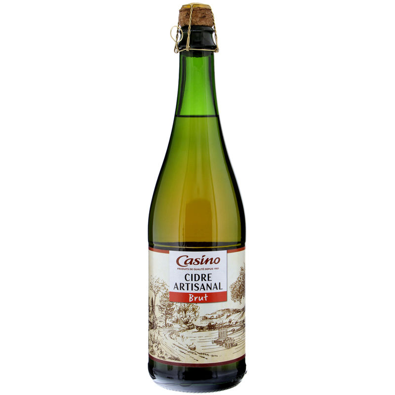 CASINO Cidre - Brut - Artisanal - Alcool 5,5% vol.