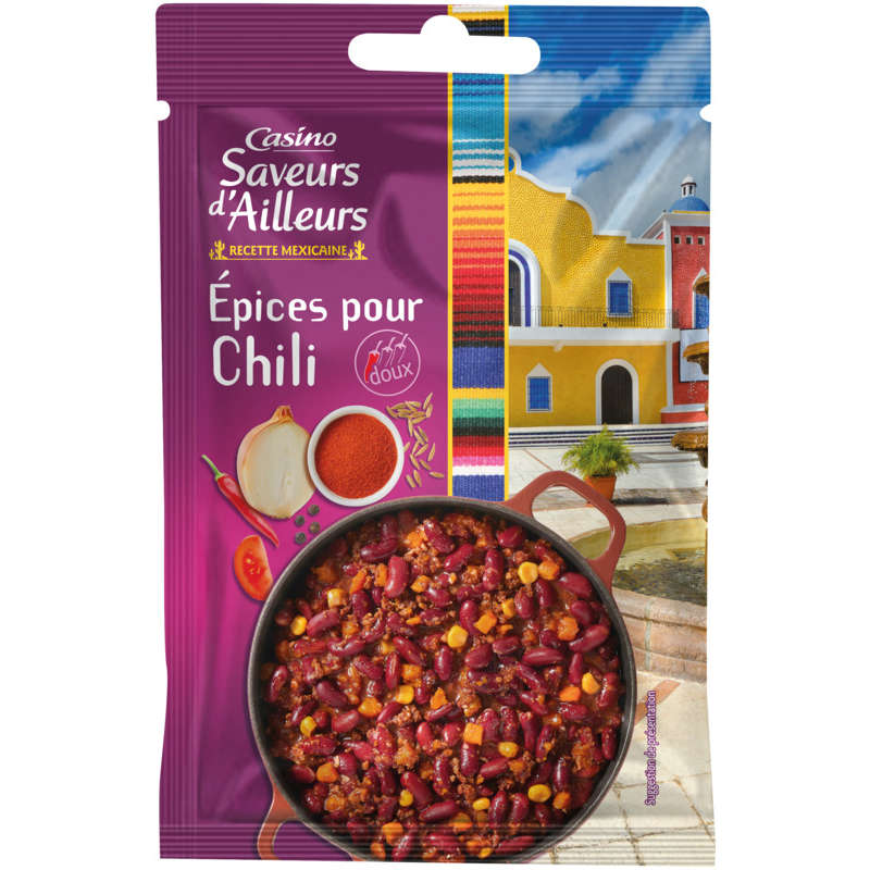 CASINO SAVEURS D'AILLEURS Mix d'épices pour chili