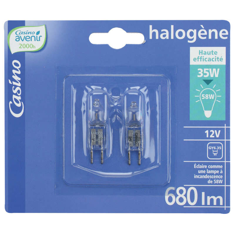 CASINO AVENIR Ampoule halogène - Capsule - 35w - 680 lumen -...