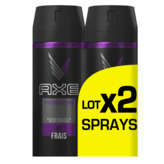 Déodorant provocation AXE spray 2x150ml -50% sur le 2ème