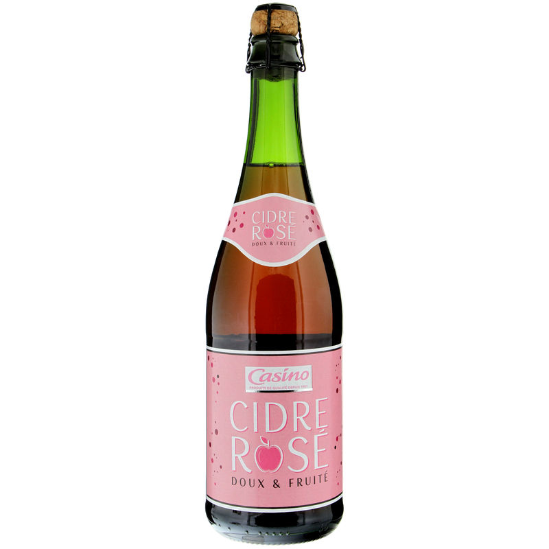 CASINO Cidre - Rosé - Alcool 2,5% vol.