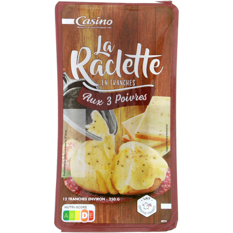 Raclette 3 poivres