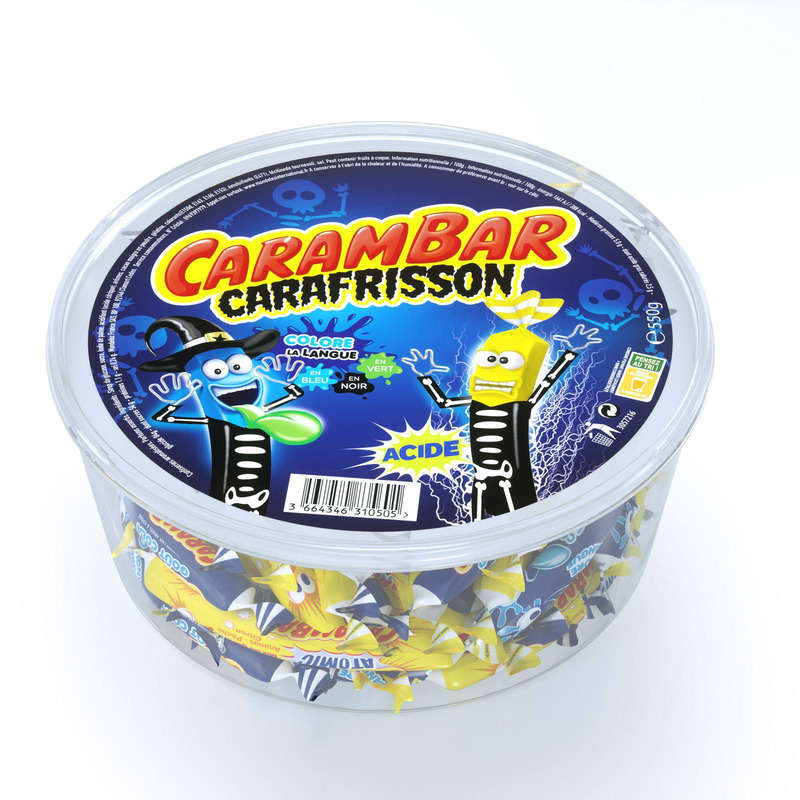 Carafrisson - Bonbons - Colore la langue