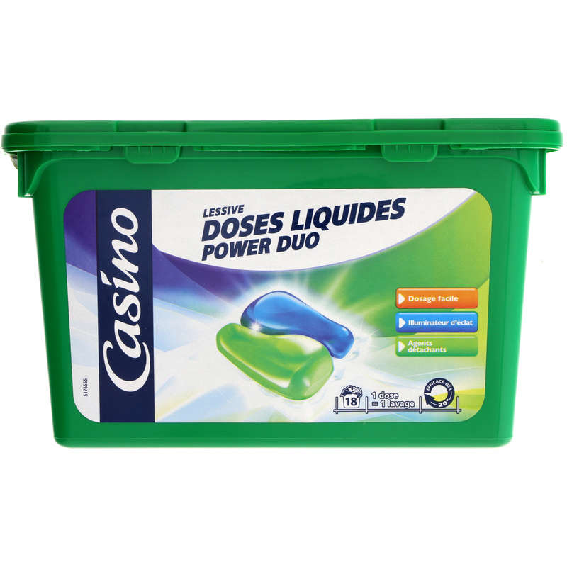 Doses liquides - Lessive - Power duo