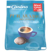 CASINO Pur arabica - Café - 36 dosettes