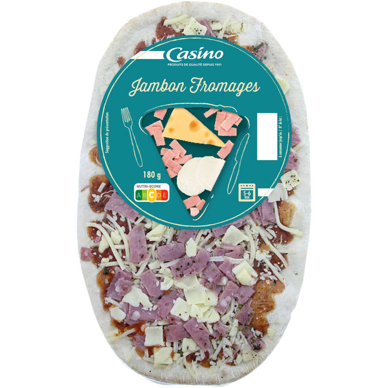 CASINO Pizza - Jambon et fromages