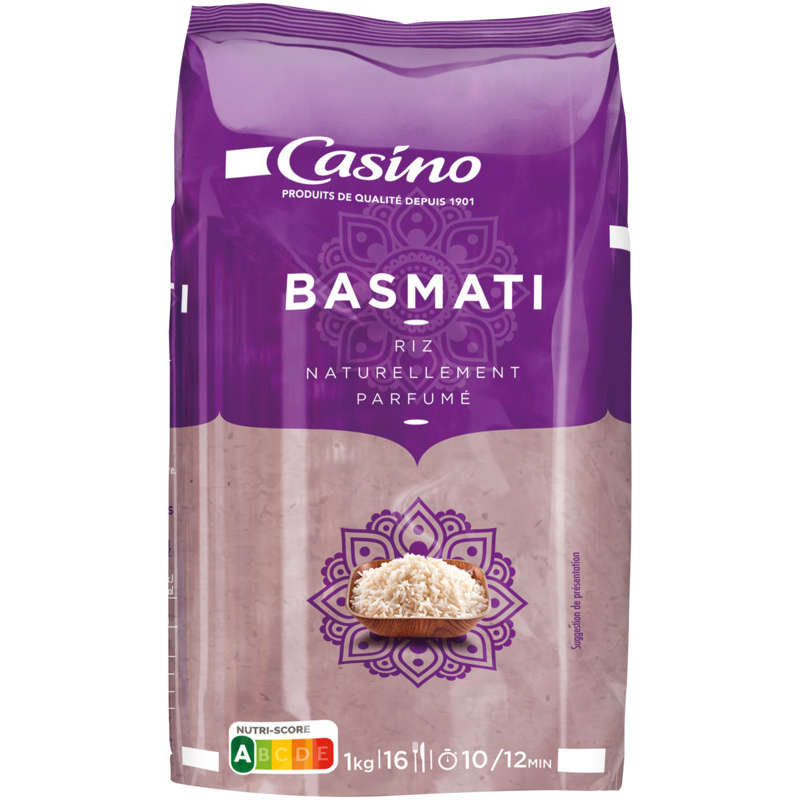 CASINO Riz - Basmati - Naturellement parfumé
