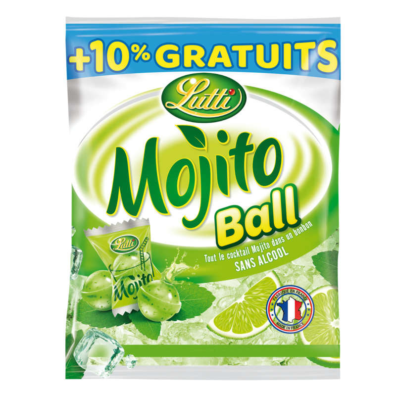 LUTTI Bonbons - Mojito Ball - Sans alcool