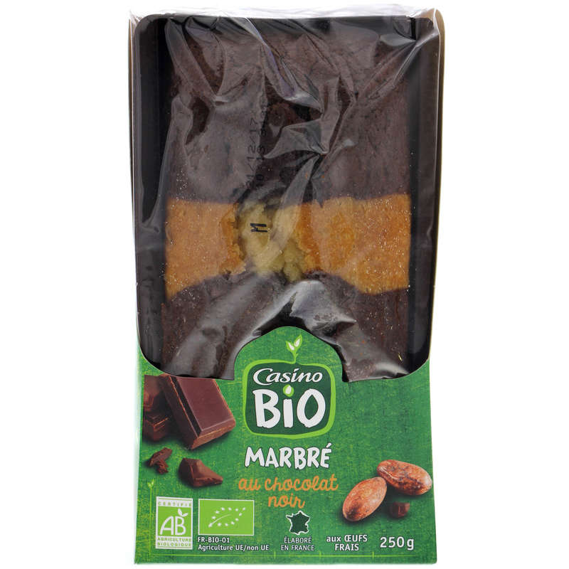 CASINO BIO Bio - Marbré chocolat noir - Biologique