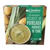 CASINO Velouté - Poireaux pommes de terre - Brique