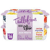 Taillefine yaourts aux fruits panaches 0% 16x125g