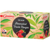 CASINO Thé noir - Aromatisé fruits rouges 40g