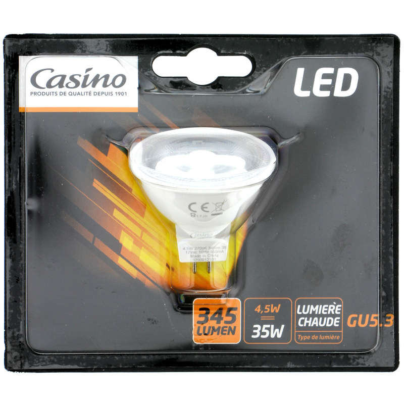 Ampoule LED - Spot - 35w - GU5.3 - Lumière chaude