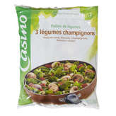 CASINO Pôélée de légumes - 3 légumes champignons -