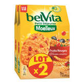 Biscuits moelleux fruits rouges Belvita