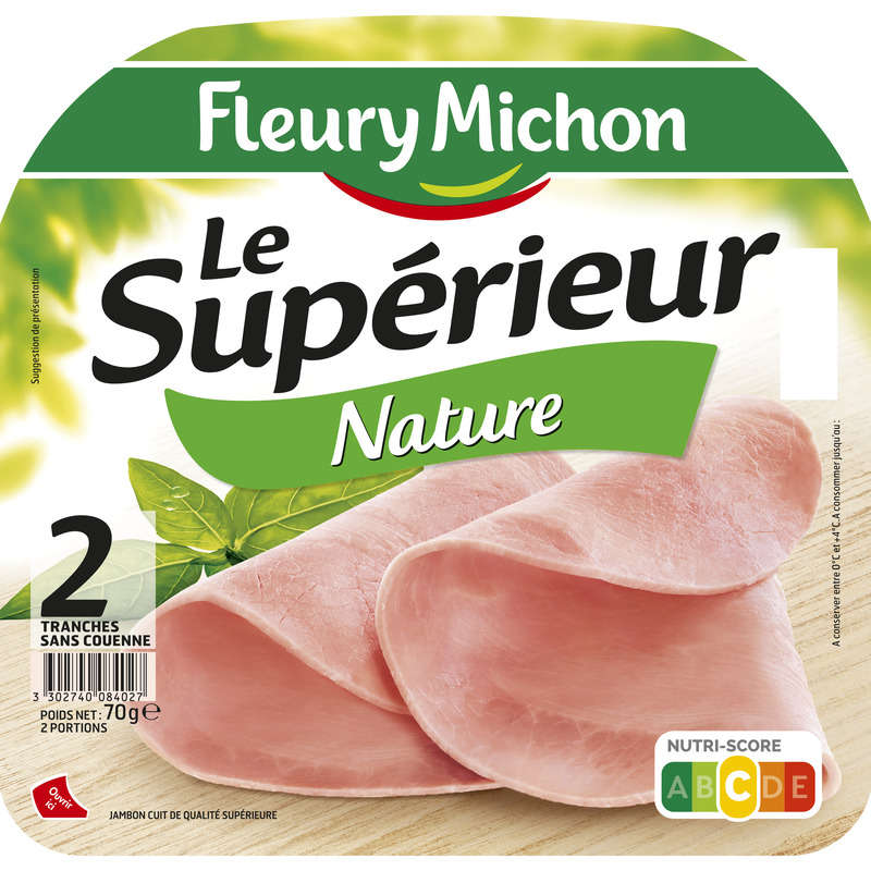 FLEURY MICHON Le Supérieur - Jambon - Sans sel nitrité - San...