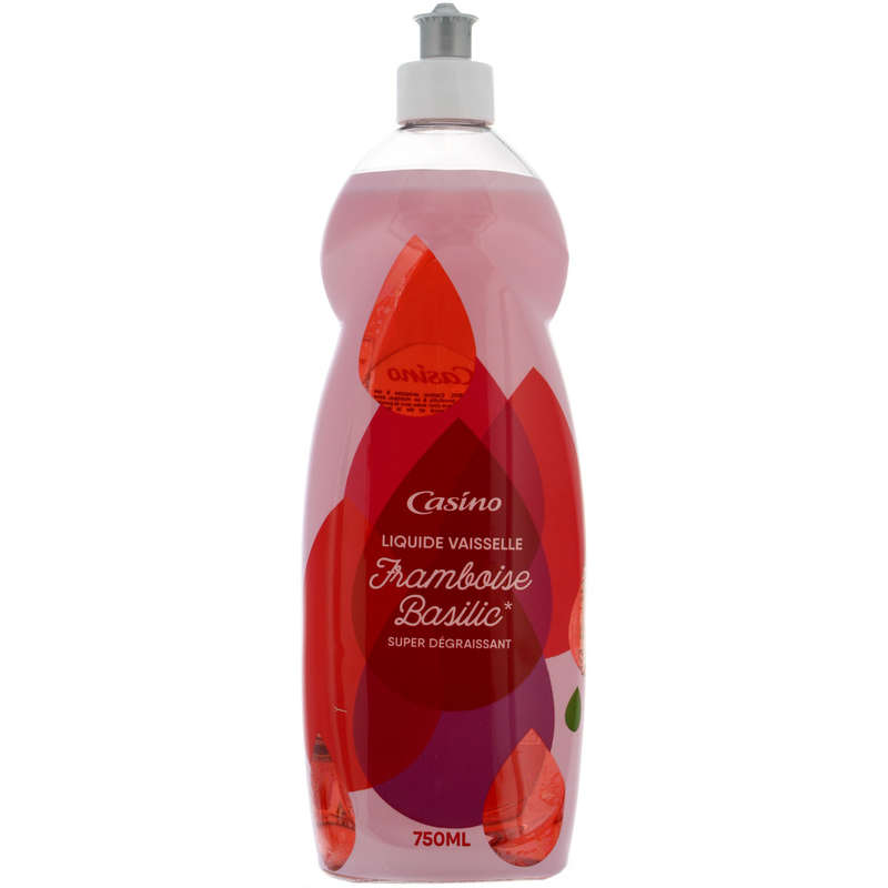 Liquide vaiselle - Parfum framboise basilic