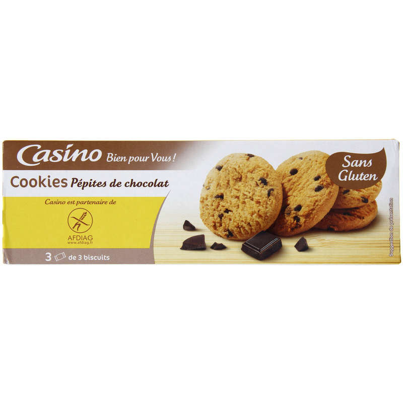 Cookies pépites de chocolat - Sans gluten