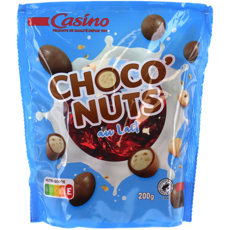 Choco'Nuts au lait - Confiserie chocolat et noisette