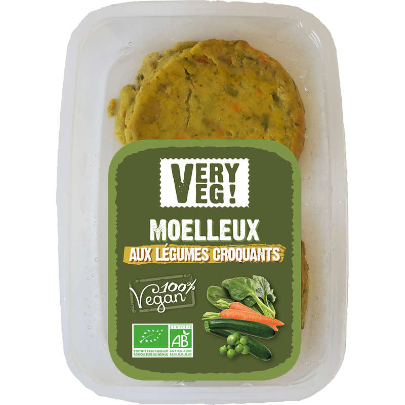 VERY VEG Moelleux aux légumes croquants - Vegan - Biologique...