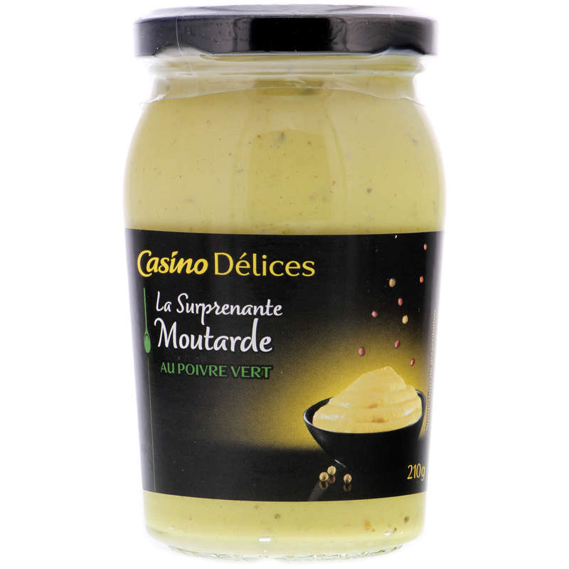 CASINO DELICES Moutarde - Au poivre vert