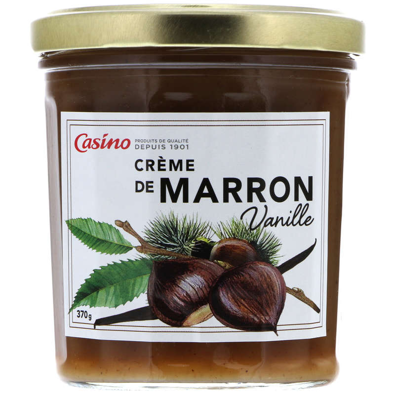 CASINO Crème de marron - Vanille