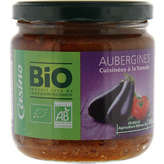 CASINO BIO Aubergines - Cuisinées à la tomate - Bi