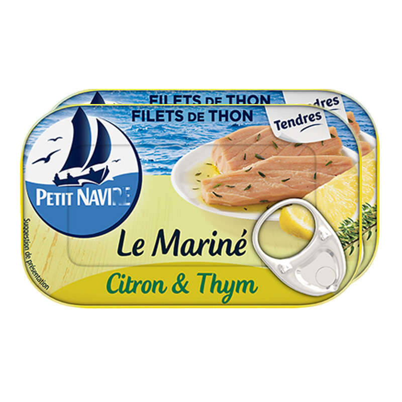 Le Mariné - Filets de thon - Citron et thym