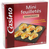 CASINO Mini feuilletés - Saucisses 350g