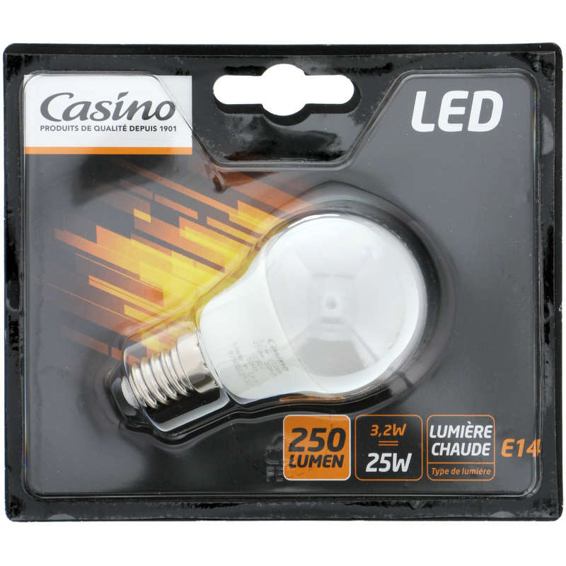 Ampoule LED - Sphérique - 25w - 250 Lumen - A vis E14...