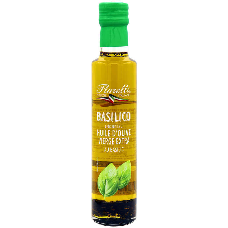 Toscoro huile d'olive vierge extra aromatisée basilic 25cl