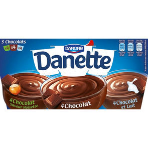  DANONE Danette 3 chocolat...