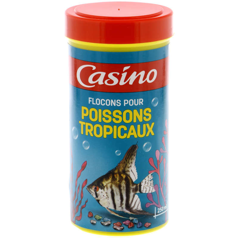 CASINO Flocons pour poissons tropicaux - Aliment pour poisso...
