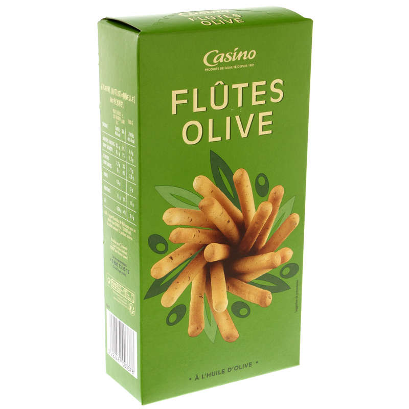 CASINO Flûtes - Biscuits apéritifs - Olive