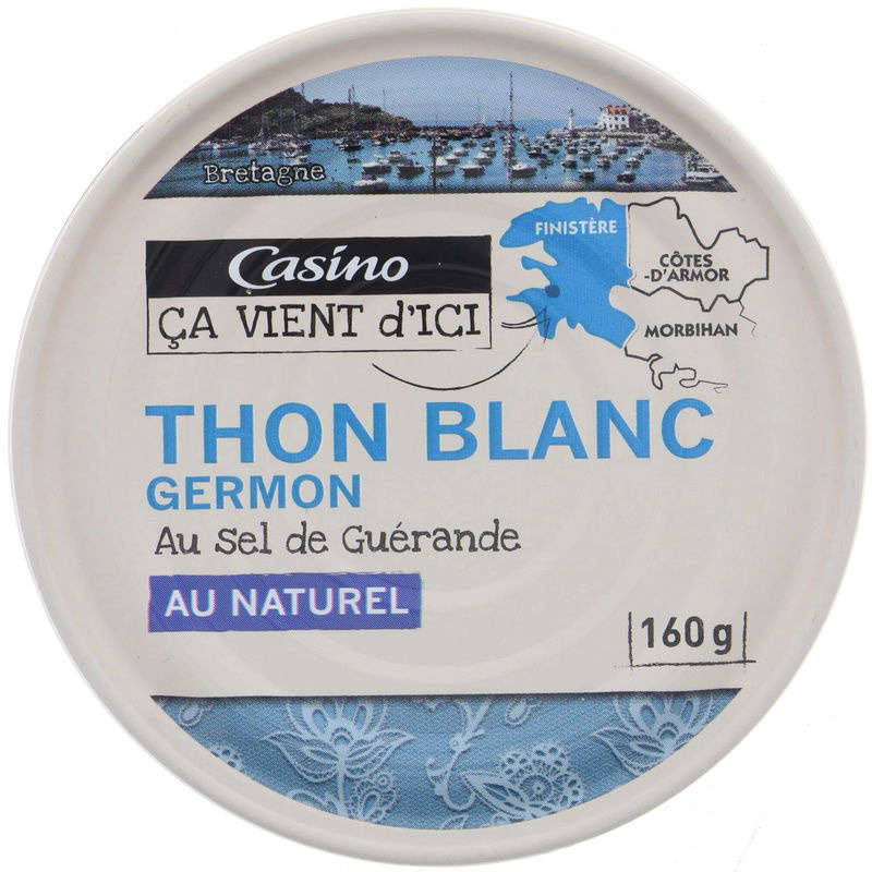 Thon blanc germon au sel de Guérande -...