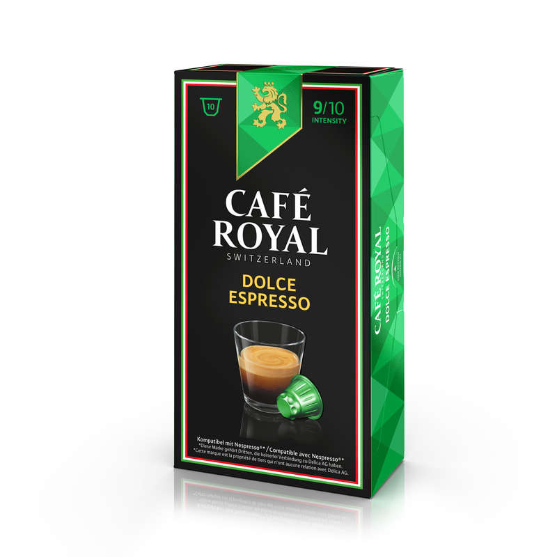 Café Royal Dolce Espresso Nespresso Compatible 50 g - Lot de 5